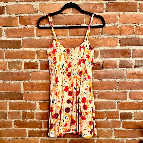 Express Floral Skater Dress - Picture 2 of 5
